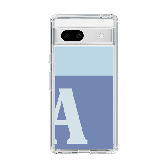 Slim Protection Case［ Original - initial two tone - A blue ］