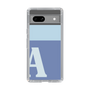 Slim Protection Case［ Original - initial two tone - A blue ］