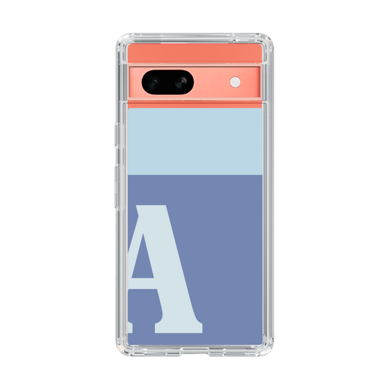 Slim Protection Case［ Original - initial two tone - A blue ］