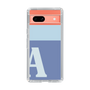 Slim Protection Case［ Original - initial two tone - A blue ］