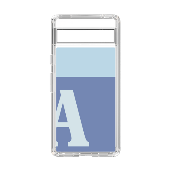 Slim Protection Case［ Original - initial two tone - A blue ］