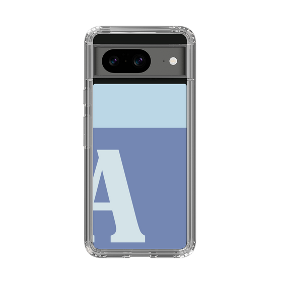 Slim Protection Case［ Original - initial two tone - A blue ］