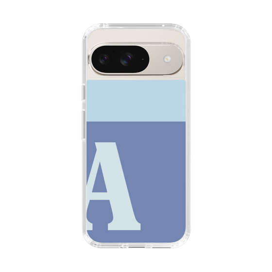 Slim Protection Case［ Original - initial two tone - A blue ］
