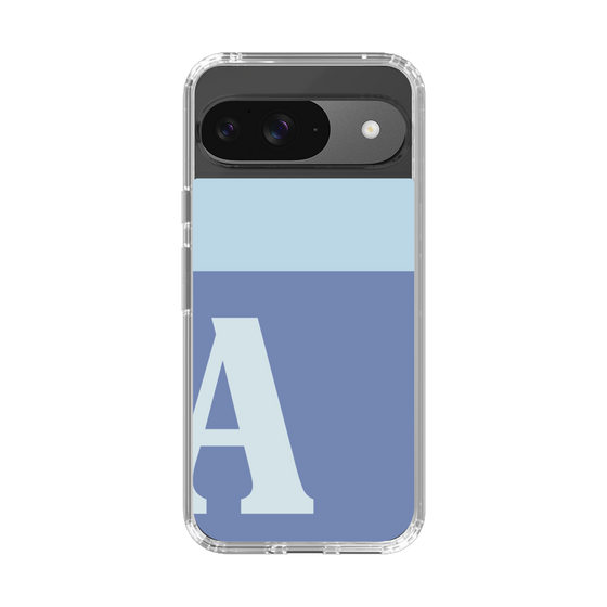 Slim Protection Case［ Original - initial two tone - A blue ］