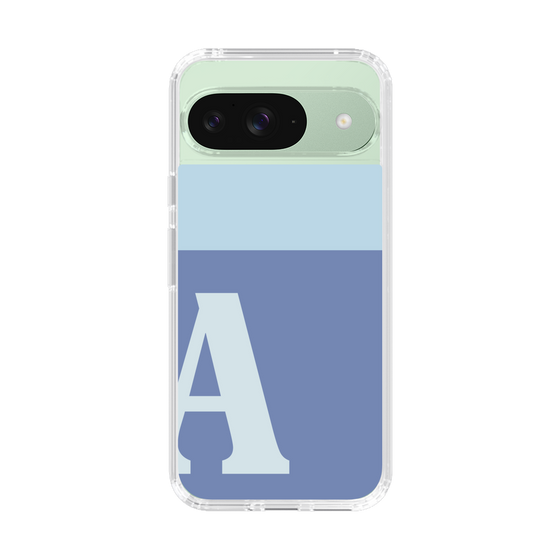 Slim Protection Case［ Original - initial two tone - A blue ］