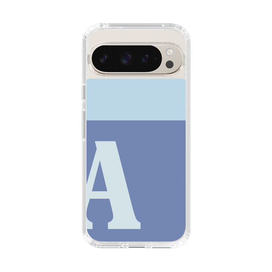 Slim Protection Case［ Original - initial two tone - A blue ］
