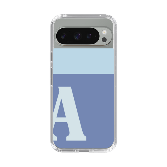 Slim Protection Case［ Original - initial two tone - A blue ］
