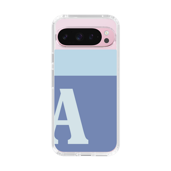 Slim Protection Case［ Original - initial two tone - A blue ］