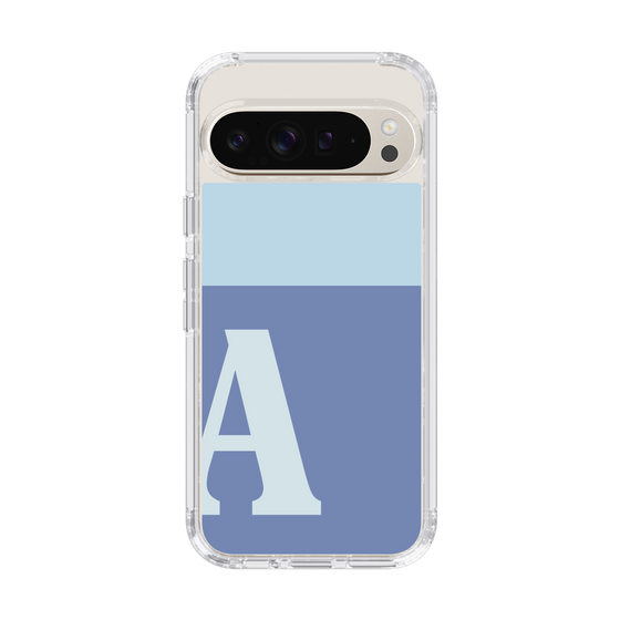 Slim Protection Case［ Original - initial two tone - A blue ］