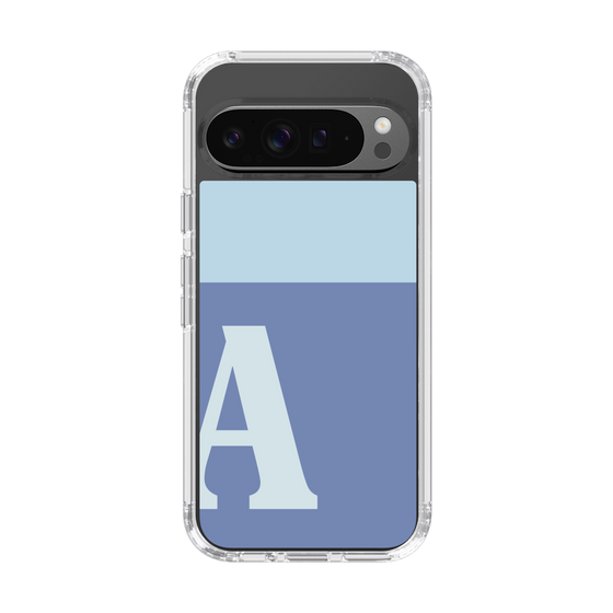 Slim Protection Case［ Original - initial two tone - A blue ］