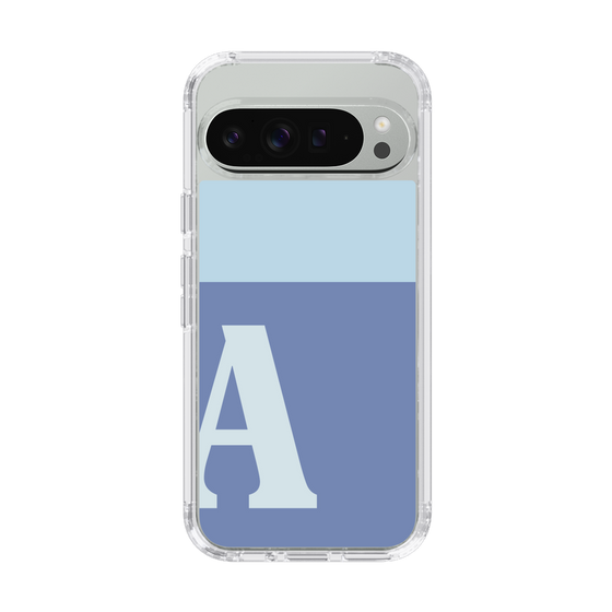 Slim Protection Case［ Original - initial two tone - A blue ］