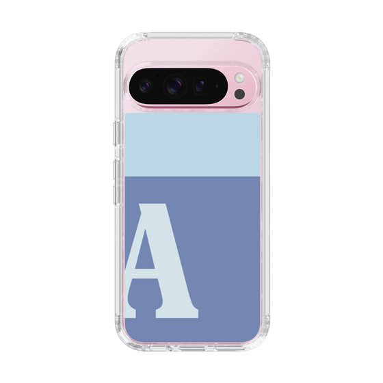 Slim Protection Case［ Original - initial two tone - A blue ］