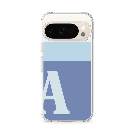Slim Protection Case［ Original - initial two tone - A blue ］
