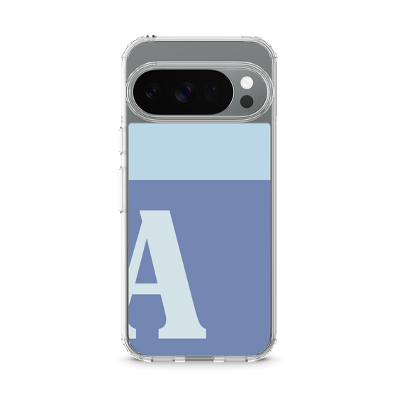 Slim Protection Case［ Original - initial two tone - A blue ］