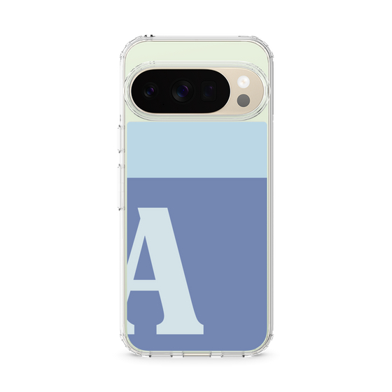 Slim Protection Case［ Original - initial two tone - A blue ］