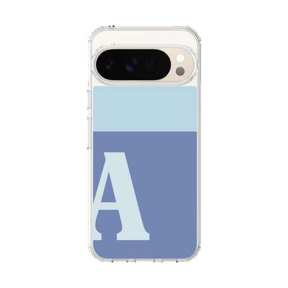 Slim Protection Case［ Original - initial two tone - A blue ］