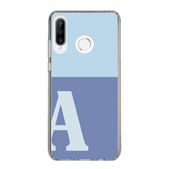 Slim Protection Case［ Original - initial two tone - A blue ］