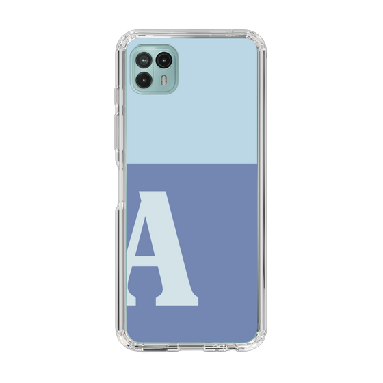 Slim Protection Case［ Original - initial two tone - A blue ］