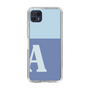 Slim Protection Case［ Original - initial two tone - A blue ］