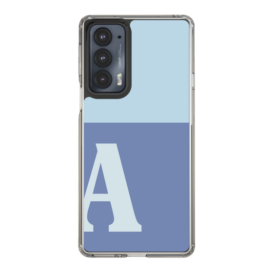 Slim Protection Case［ Original - initial two tone - A blue ］