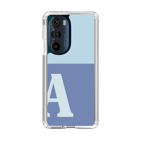 Slim Protection Case［ Original - initial two tone - A blue ］