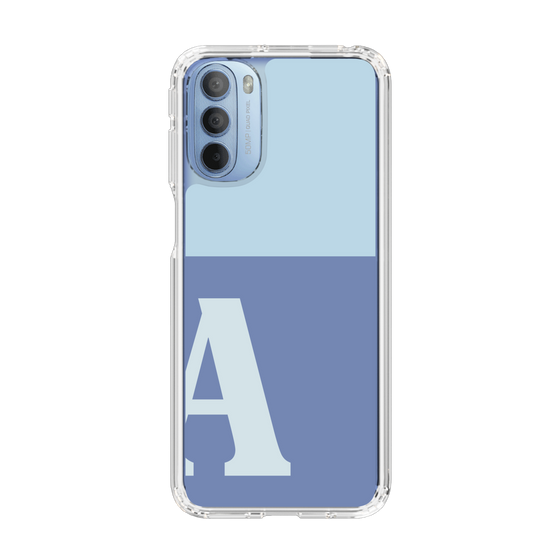 Slim Protection Case［ Original - initial two tone - A blue ］