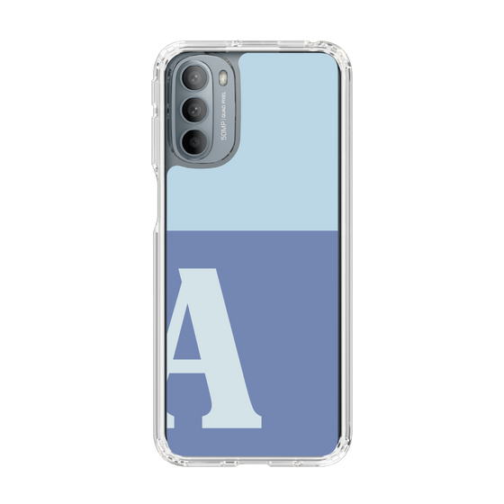Slim Protection Case［ Original - initial two tone - A blue ］