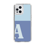Slim Protection Case［ Original - initial two tone - A blue ］