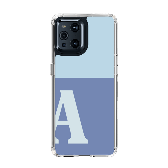 Slim Protection Case［ Original - initial two tone - A blue ］