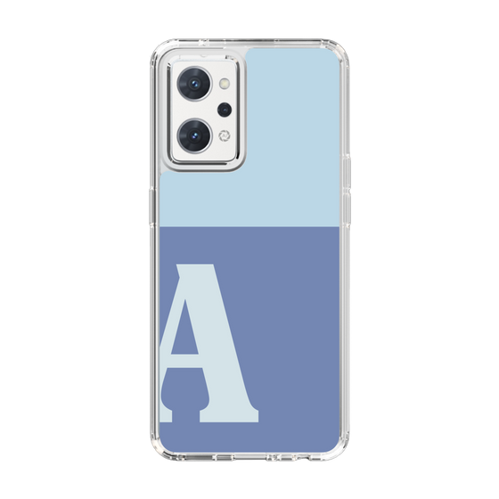 Slim Protection Case［ Original - initial two tone - A blue ］