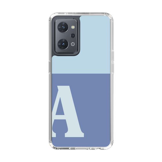 Slim Protection Case［ Original - initial two tone - A blue ］