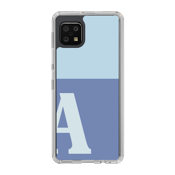 Slim Protection Case［ Original - initial two tone - A blue ］