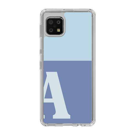 Slim Protection Case［ Original - initial two tone - A blue ］