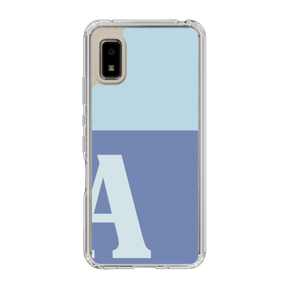 Slim Protection Case［ Original - initial two tone - A blue ］