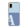 Slim Protection Case［ Original - initial two tone - A blue ］