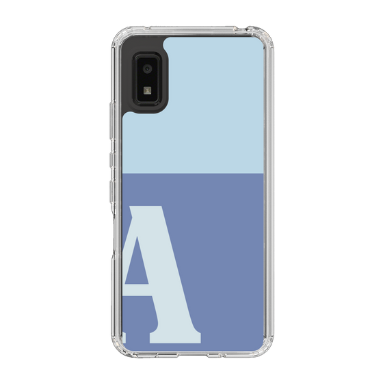 Slim Protection Case［ Original - initial two tone - A blue ］