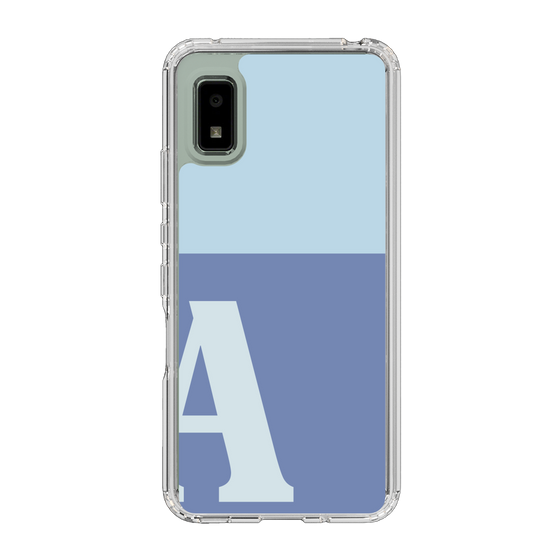 Slim Protection Case［ Original - initial two tone - A blue ］
