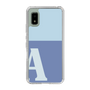 Slim Protection Case［ Original - initial two tone - A blue ］
