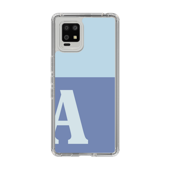 Slim Protection Case［ Original - initial two tone - A blue ］
