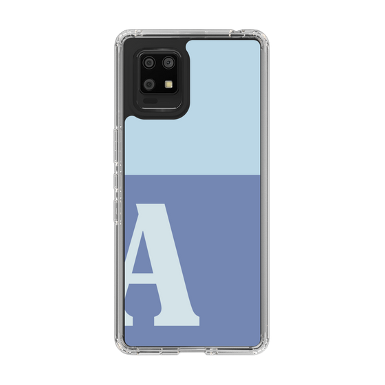 Slim Protection Case［ Original - initial two tone - A blue ］