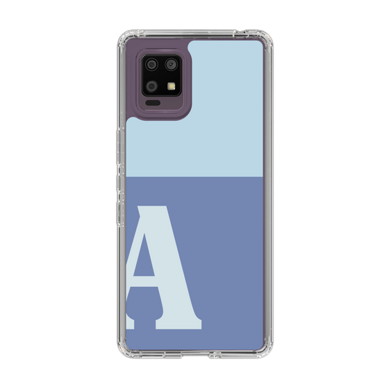 Slim Protection Case［ Original - initial two tone - A blue ］