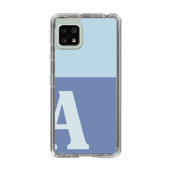 Slim Protection Case［ Original - initial two tone - A blue ］