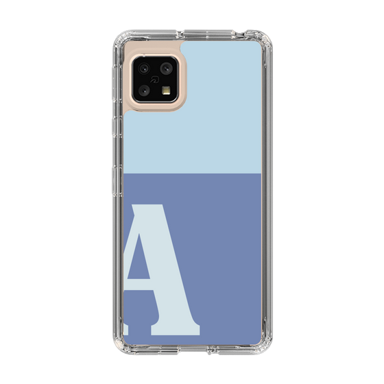 Slim Protection Case［ Original - initial two tone - A blue ］