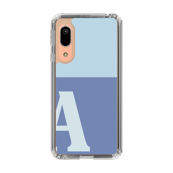 Slim Protection Case［ Original - initial two tone - A blue ］