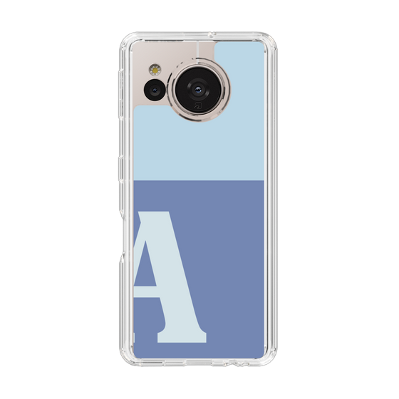 Slim Protection Case［ Original - initial two tone - A blue ］