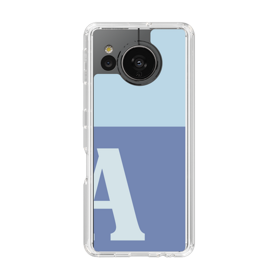 Slim Protection Case［ Original - initial two tone - A blue ］