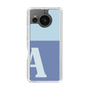 Slim Protection Case［ Original - initial two tone - A blue ］