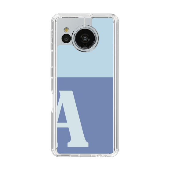 Slim Protection Case［ Original - initial two tone - A blue ］
