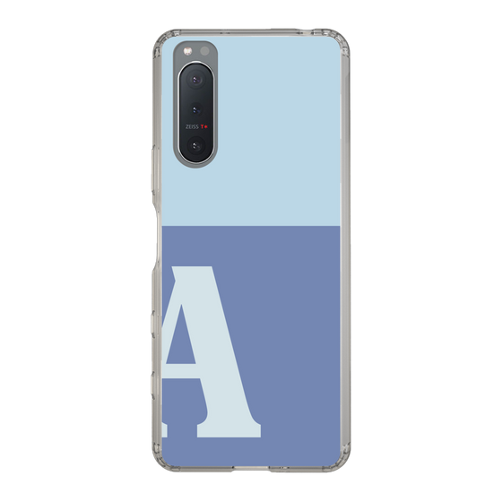 Slim Protection Case［ Original - initial two tone - A blue ］