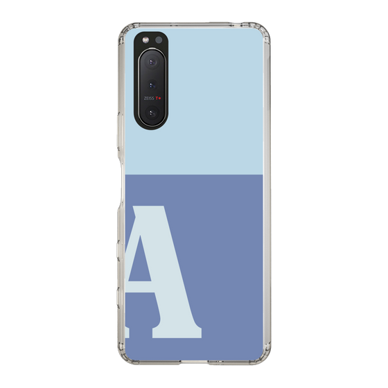 Slim Protection Case［ Original - initial two tone - A blue ］
